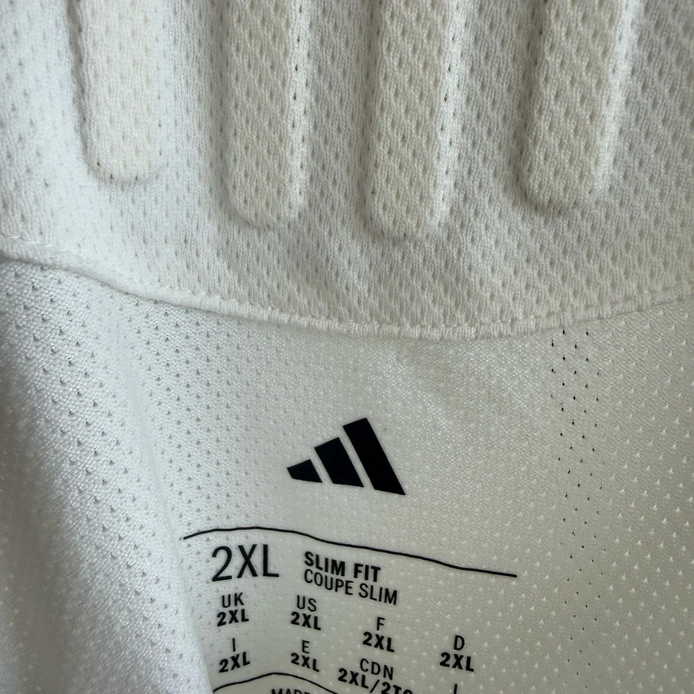 Adidas Real Madrid 2025/26 Authentic Home Jersey Player version 2XL White Soccer